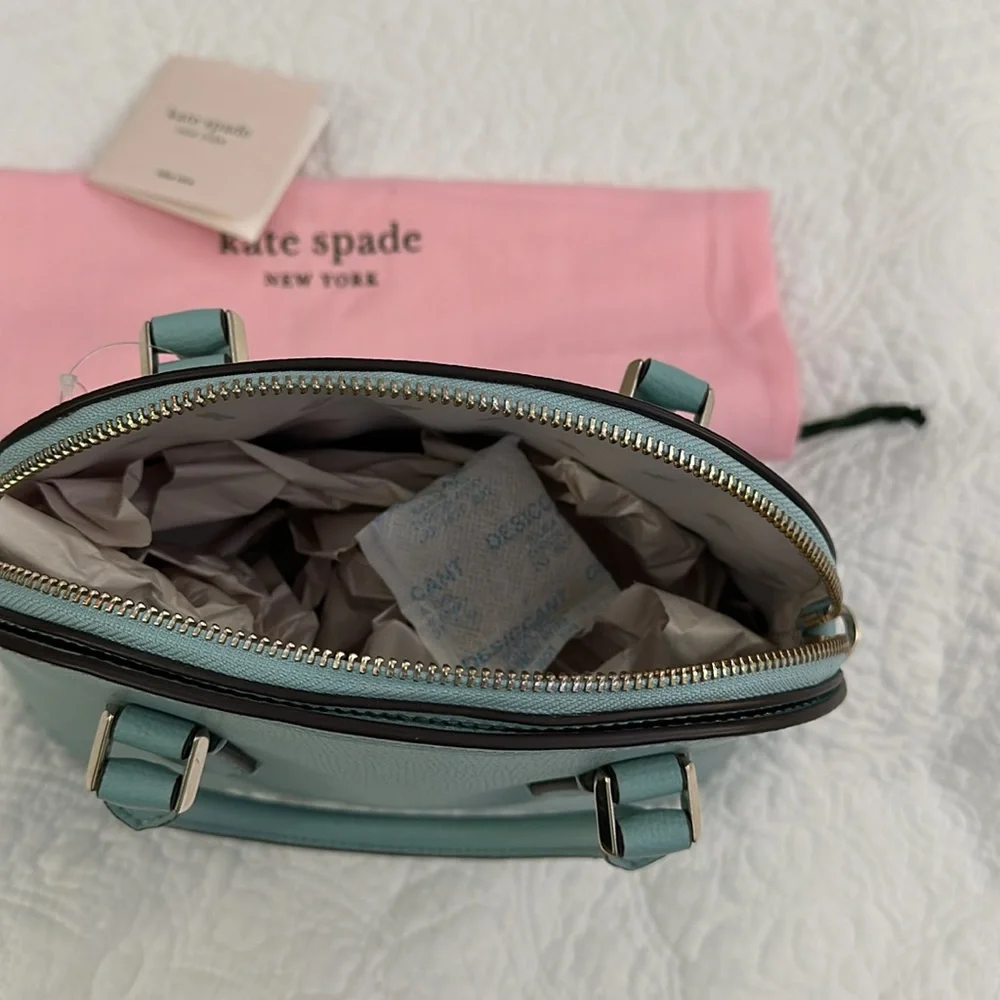 Kate Spade Sylvia Medium Dome Satchel Blue under